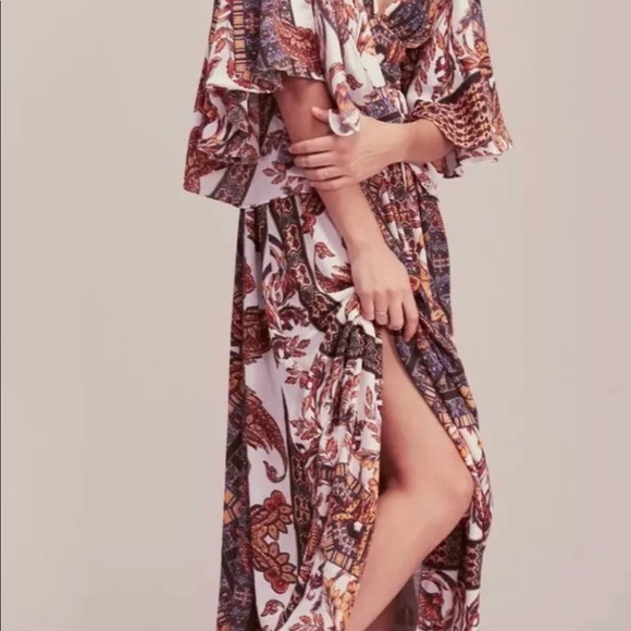 Free People Printed Fern Dress NWT - Picture 5 of 6